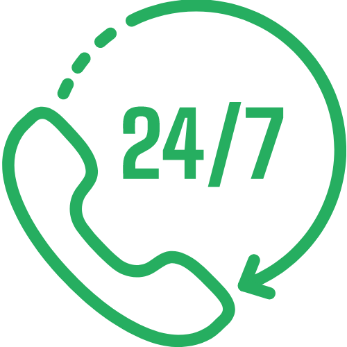 24 by 7 support